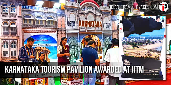 Karnataka Tourism Pavilion awarded at IITM Chennai